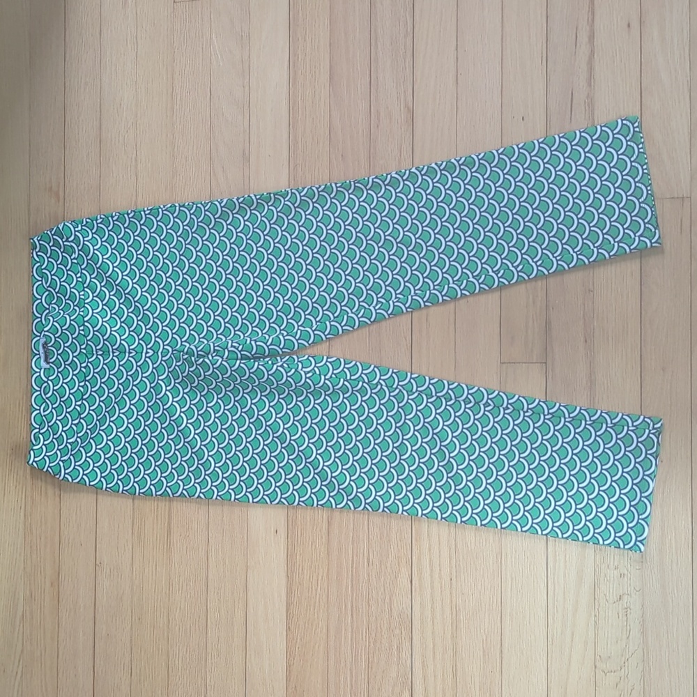 Green mud pie ankle pants Size S